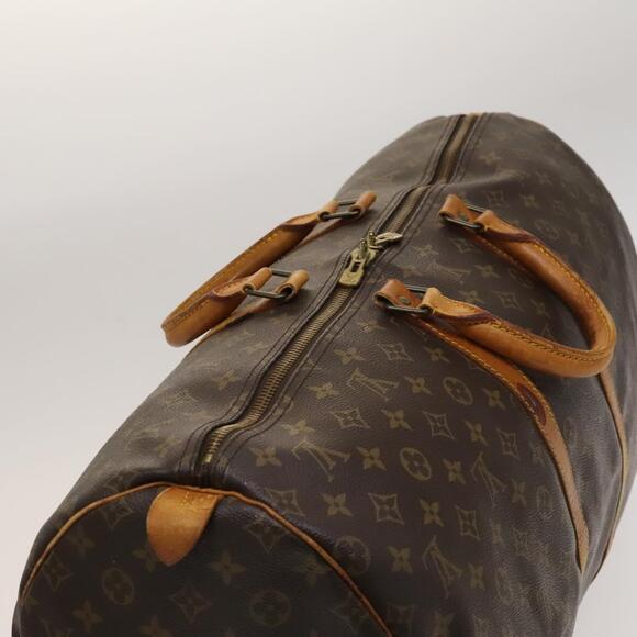 LOUIS VUITTON Monogram Keepall 55 Boston Bag M41424 - Picture 14 of 16